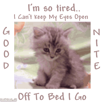 I'm so tired - Good Night
