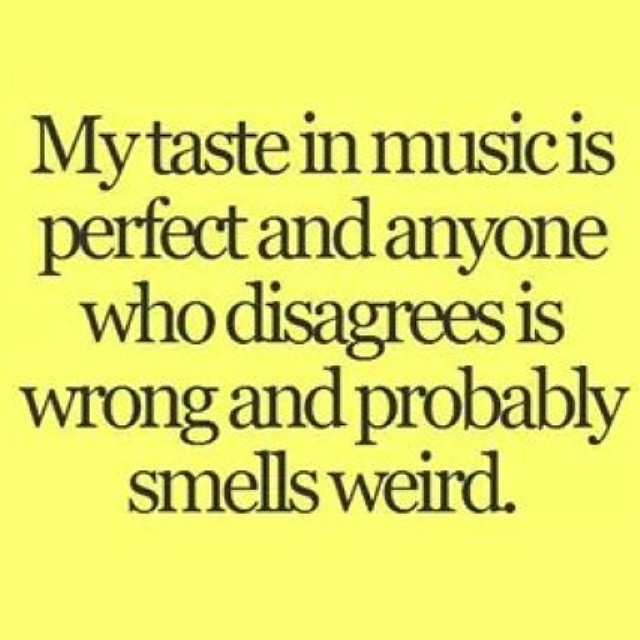 my taste in music my taste in music