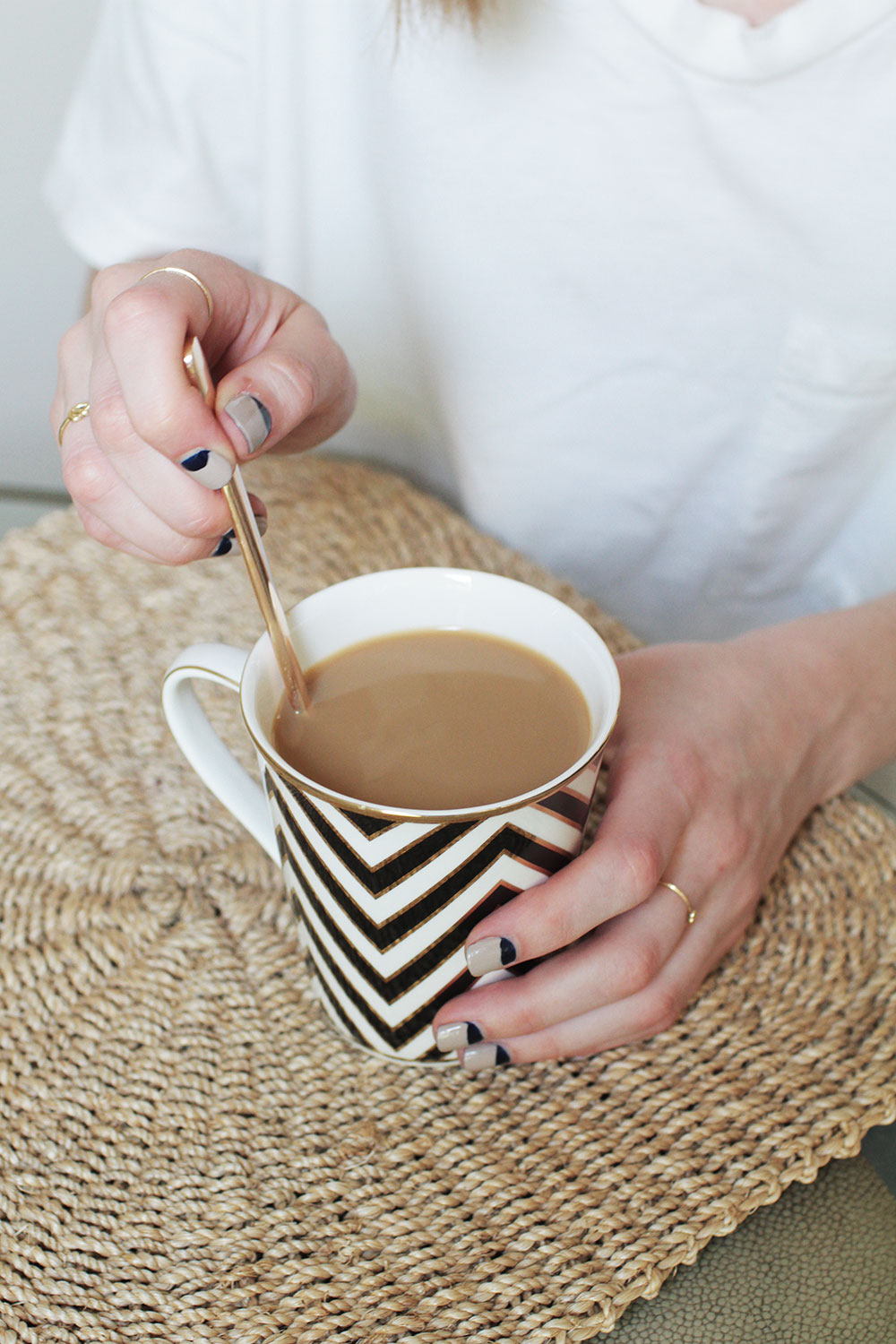 Chevron coffee mug