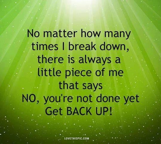 get back up get back up