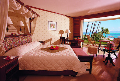 Beautiful Pink Bedroom with Ocean View