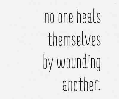 wounding another