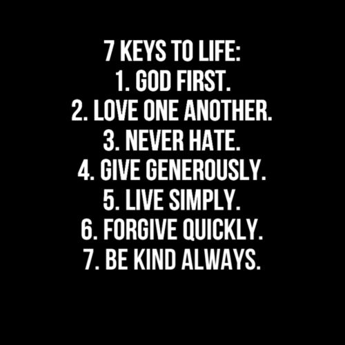 7 keys to life