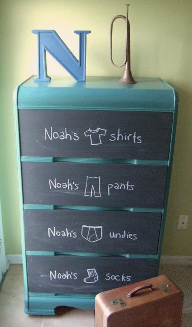 Chalkboard shelves Chalkboard shelves