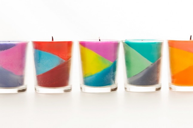 Color block candles Color block candles