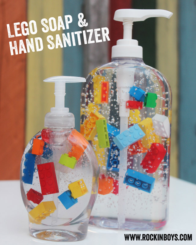 Lego soap and hand sanitizer Lego soap and hand sanitizer