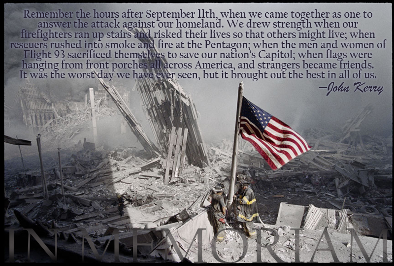 September 11th, when we came together