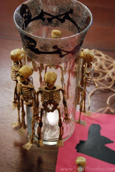 Skeleton Vase