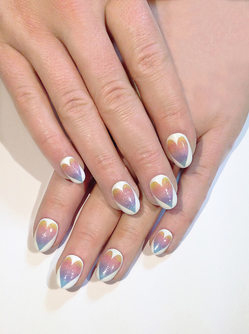 Dreamy heart nails Dreamy heart nails