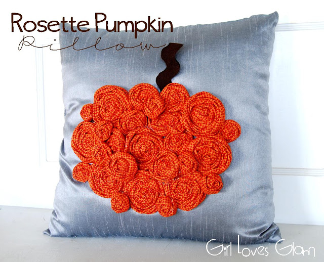 Rosette pumpkin pillow Rosette pumpkin pillow