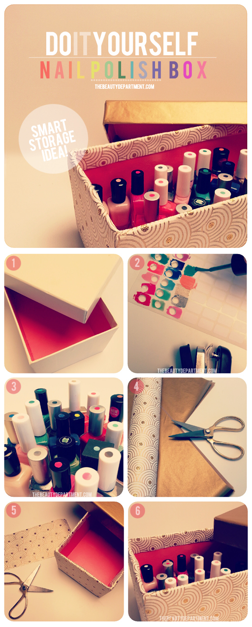 DIY Nail Polish Box DIY Nail Polish Box