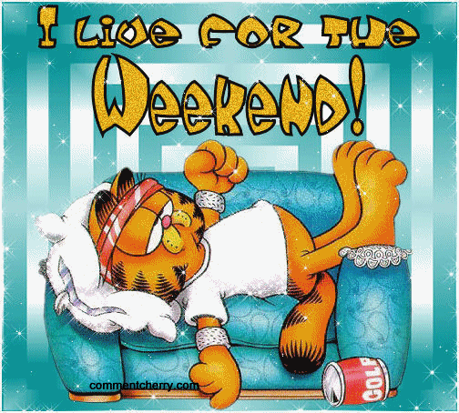 I live for the weekend