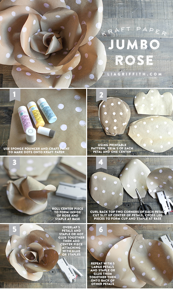 DIY Jumbo Rose