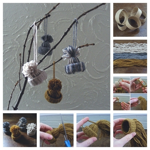 DIY Winter Hat Ornaments