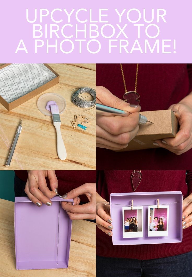 Upcycle Your Birchbox into a Photo Frame Upcycle Your Birchbox into a Photo Frame