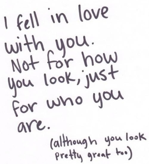 I fell in love with you I fell in love with you