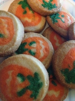 Pumpkin sugar cookies