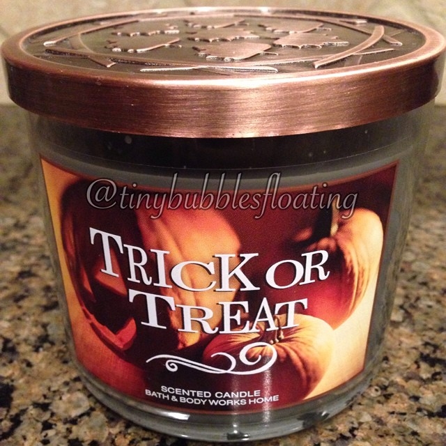 Trick or treat scented candle