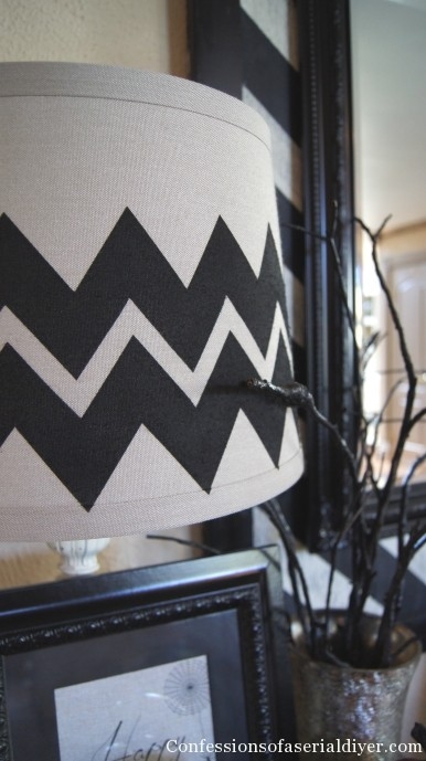 Chevron shade and halloween vignette Chevron shade and halloween vignette