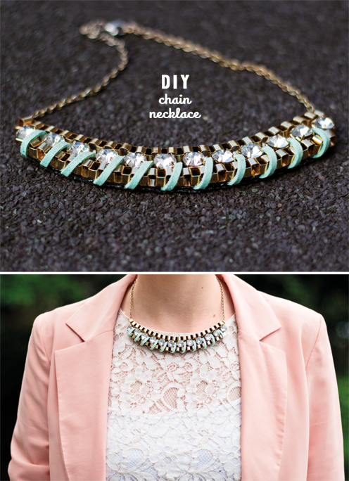 DIY Embellished Necklaces DIY Embellished Necklaces