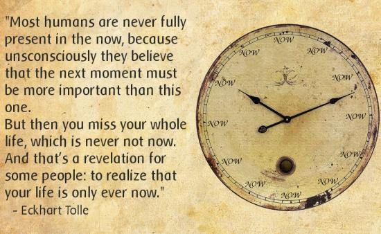 focus on the now