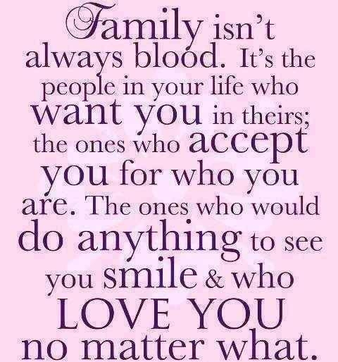 family isnt always blood