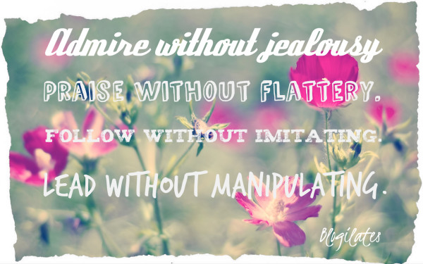 Admire with jealousy