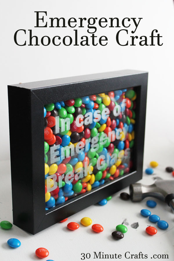 Emergency chocolate craft