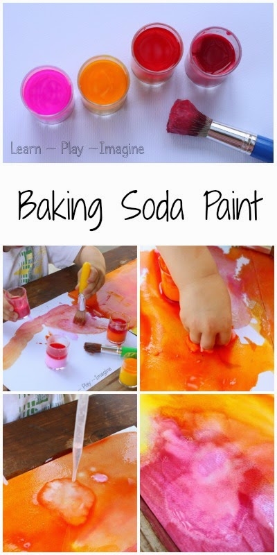 Homemade Baking soda paint