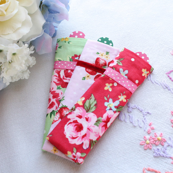 Rose emery board cover Rose emery board cover