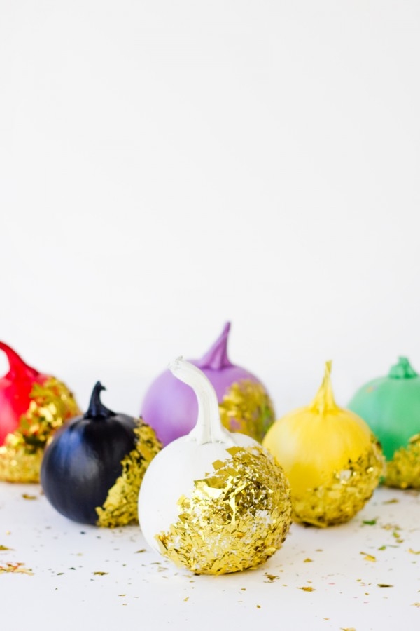 DIY Confetti Dipped Pumpkin DIY Confetti Dipped Pumpkin