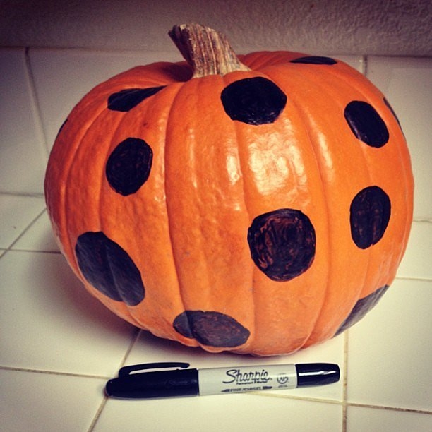 Sharpie Pumpkin Decor Sharpie Pumpkin Decor