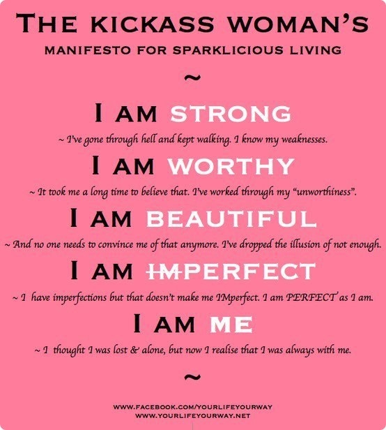The Kickass Woman's Manifesto for Sparklicious Living The Kickass Woman's Manifesto for Sparklicious Living