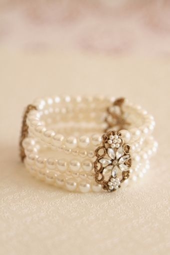 Vintage Pearl Bracelet