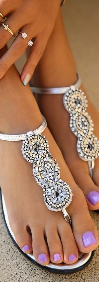 Pretty Beaded Sandals Pretty Beaded Sandals