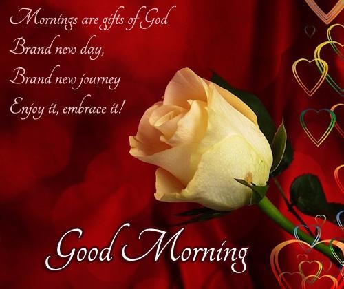 Mornings are gifts of God....