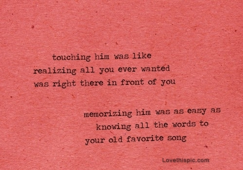 touching him touching him