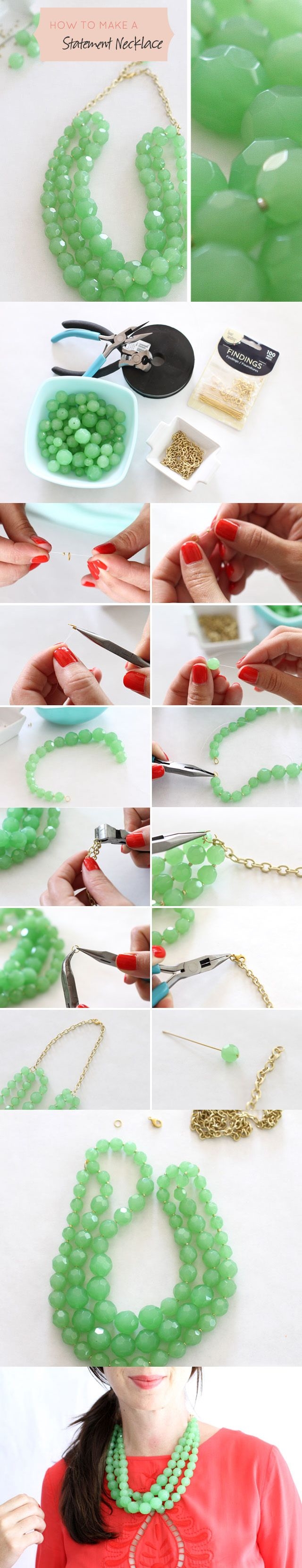 DIY Statement Necklace