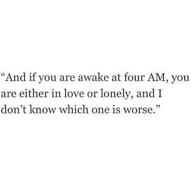 If You Are Awake At 4 Am