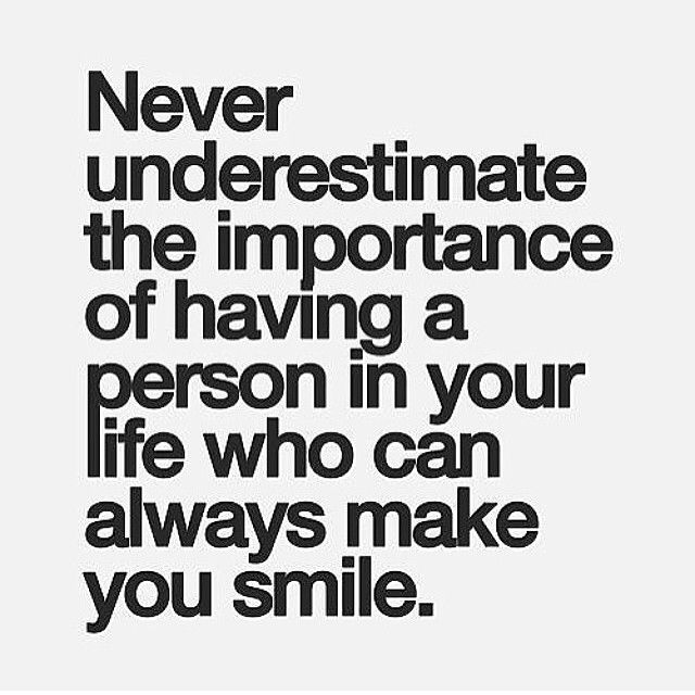 person who can make you smile