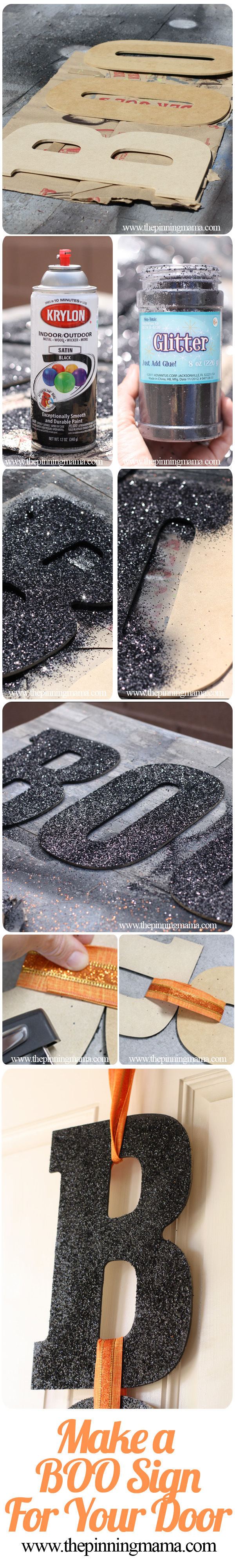 DIY Boo Sign