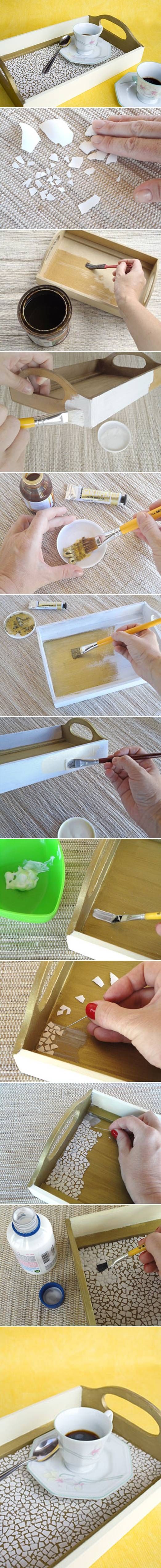 DIY Mosaic Tray