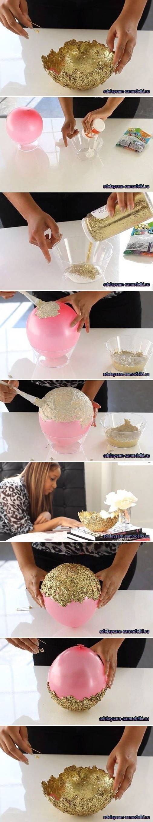 DIY Glue Vase DIY Glue Vase