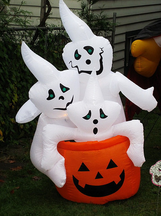 Ghost halloween outdoor decor