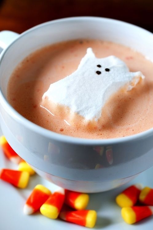 Ghost marshmallows