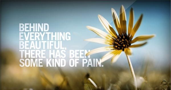 Behind everything beautiful