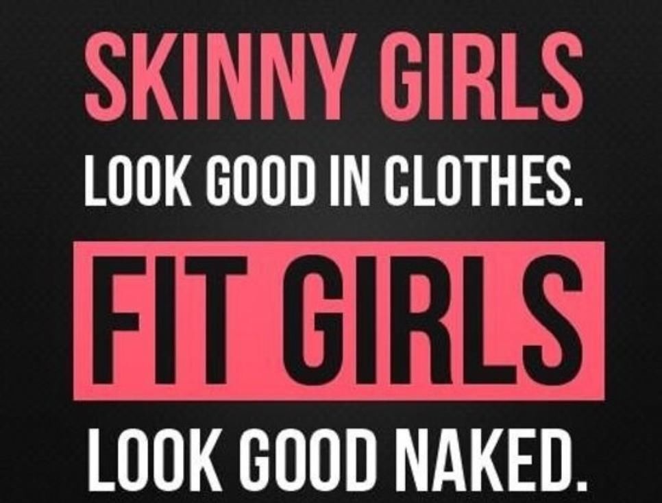 Fit girls look good naked