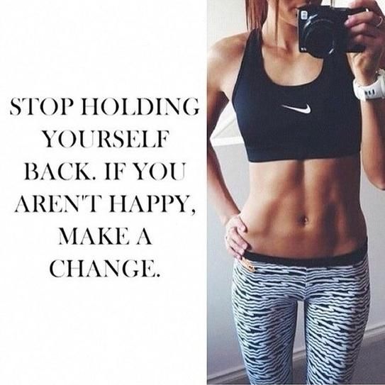 Stop holding yourself back Stop holding yourself back