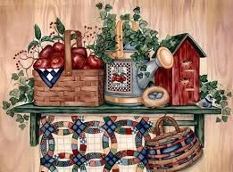 Country Shelf by Laurie Korsgaden Country Shelf by Laurie Korsgaden