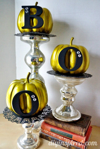 Easy pumpkin halloween decoration